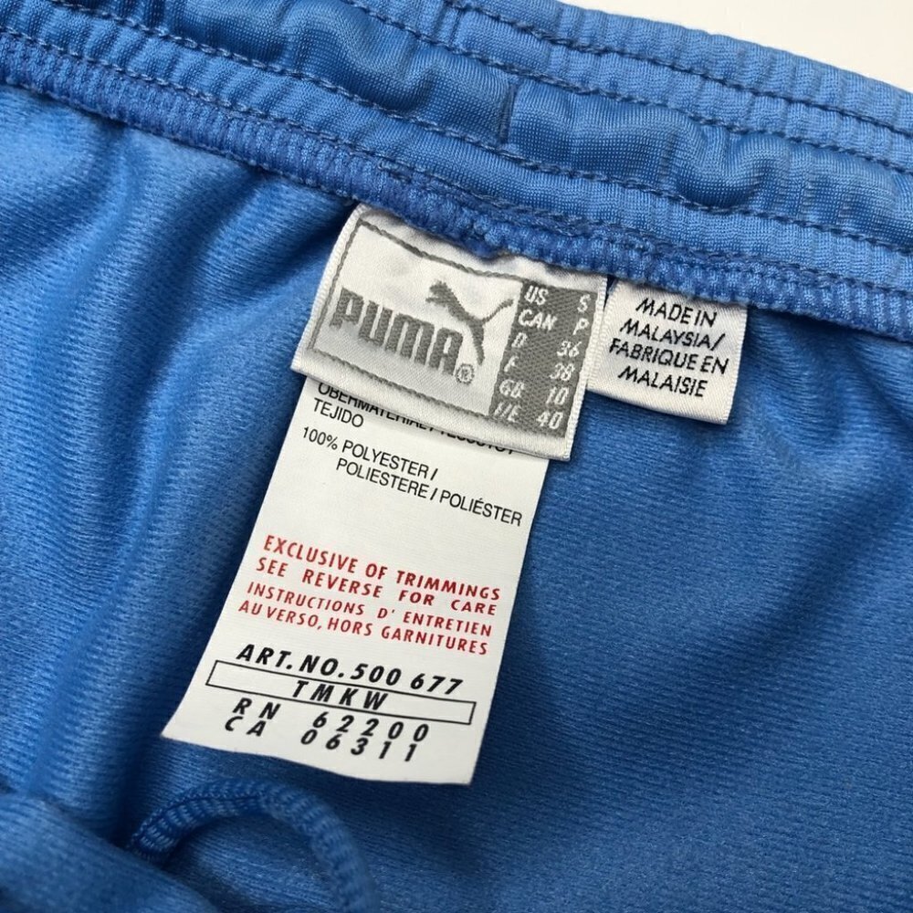 PUMA Active Sporty Shiny Blue & Red Stretchy Athletic Elastic Waist Sporty Skirt - Picture 3 of 16